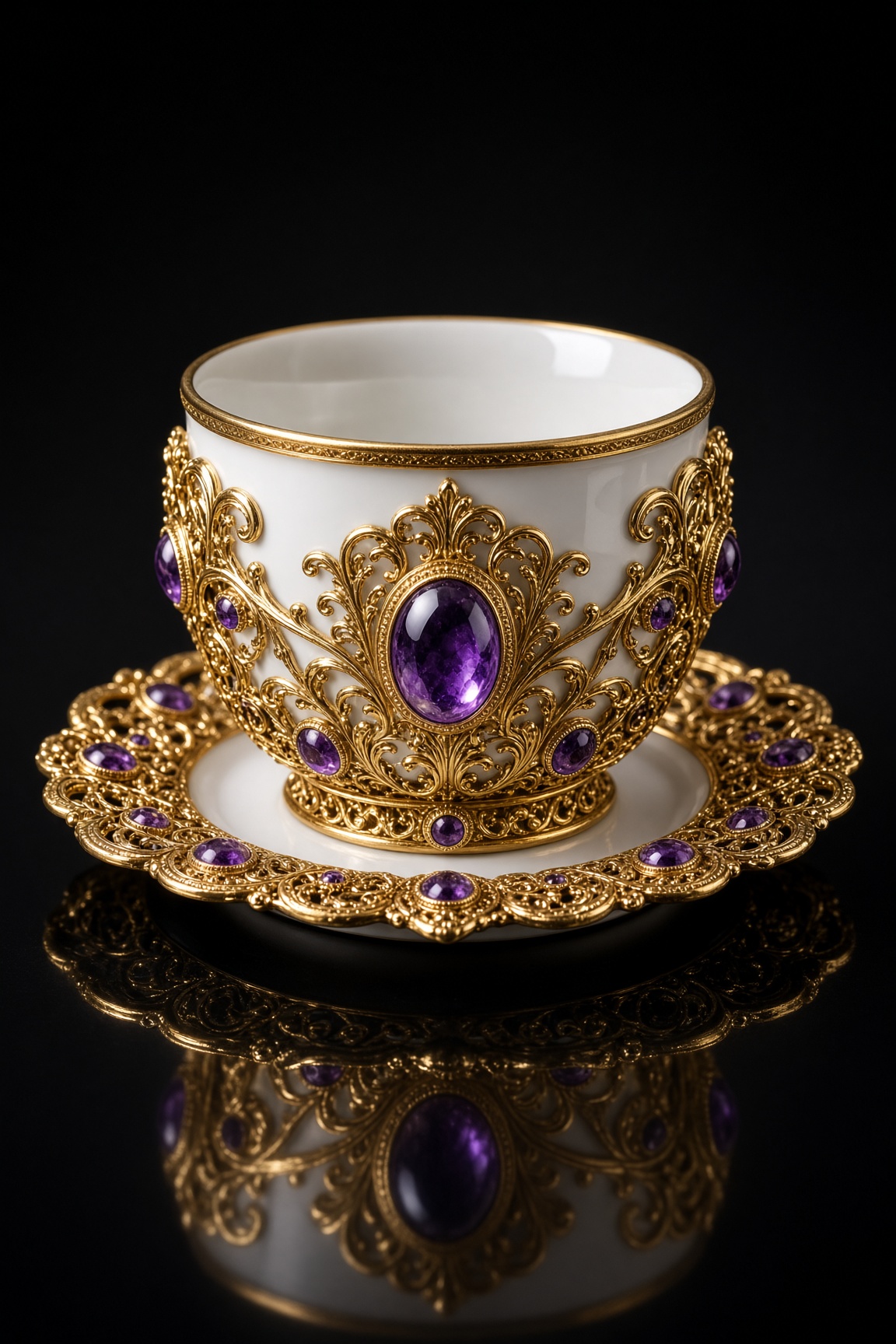Filigree Tea Cup